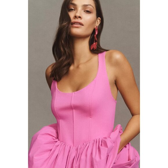 BHLDN Jemma Scoop-Neck Corset Fit & Flare Maxi Dress XS - Picture 2 of 4